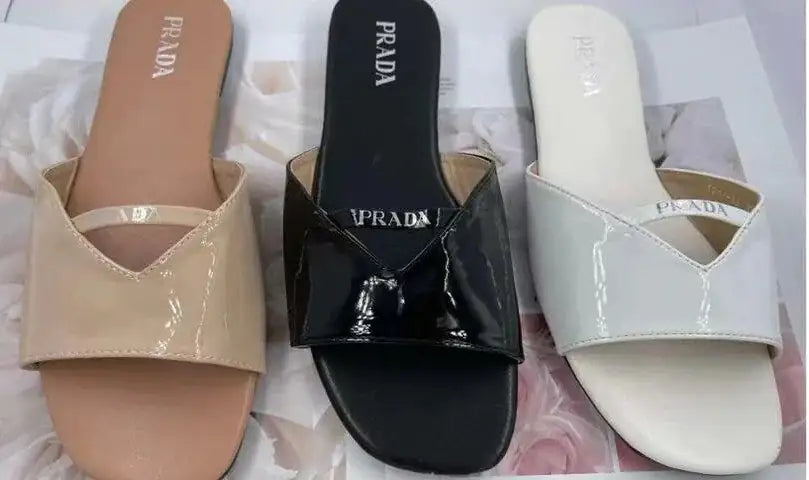 Prada Logo Sandals