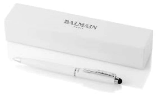 Balmain Maud Stylus Ballpoint Pen White