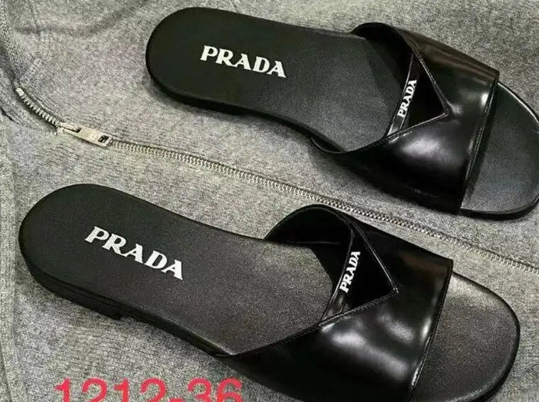 Prada Logo Sandals